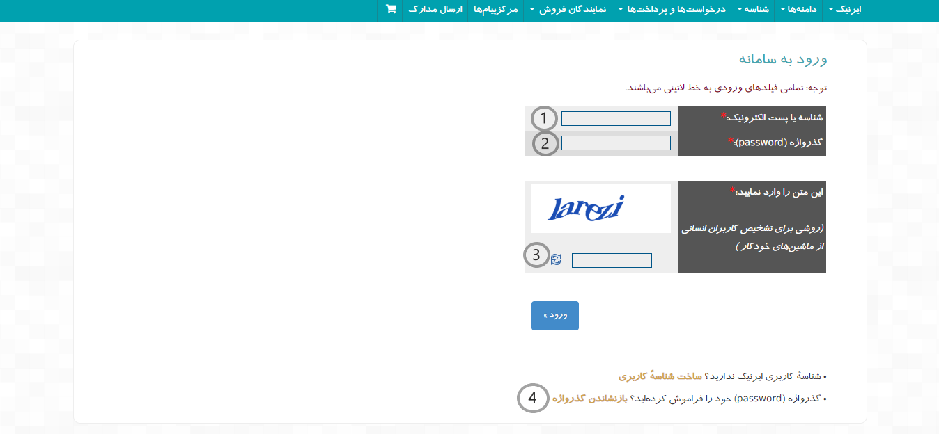 ورود به ایرنیک